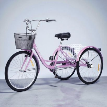 صورة دراجة 3 كفرات مقاس 26 الوان متعدده